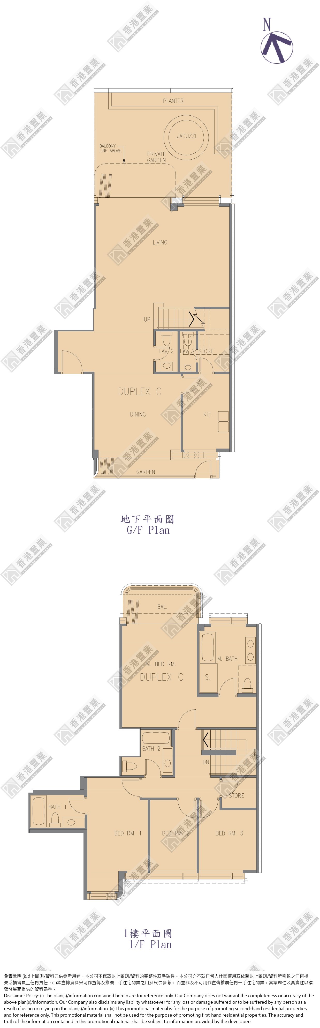 4 Bedrooms or above