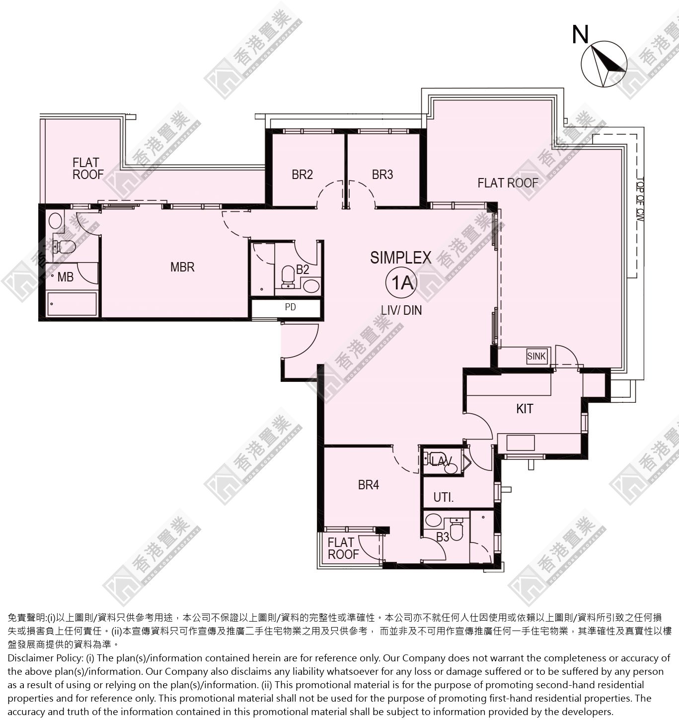 4 Bedrooms or above