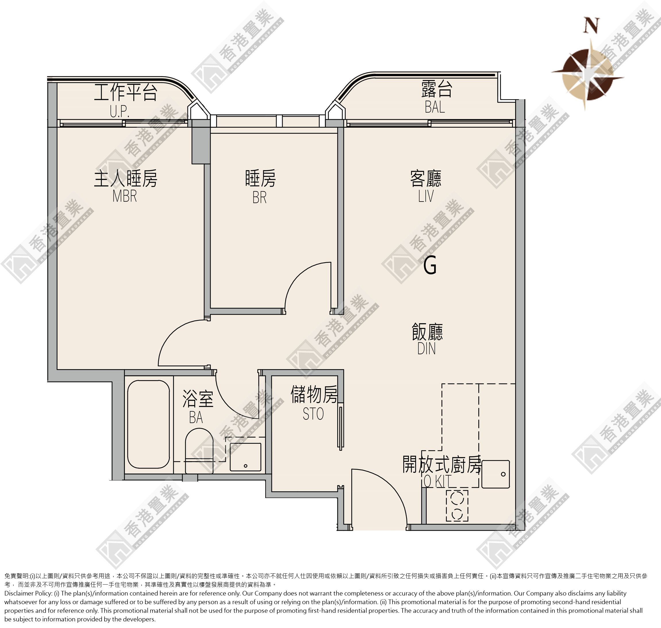 2 Bedrooms