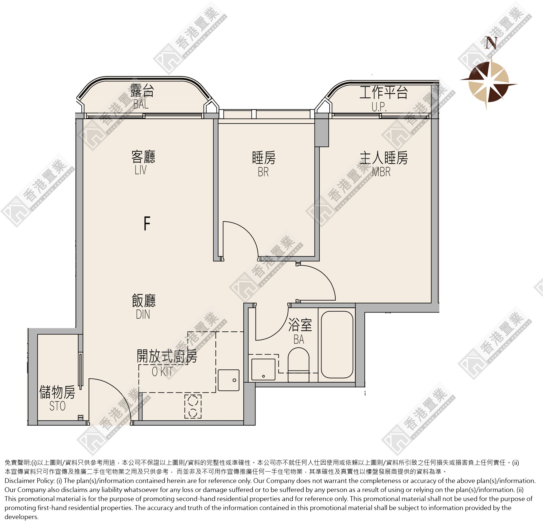 2 Bedrooms