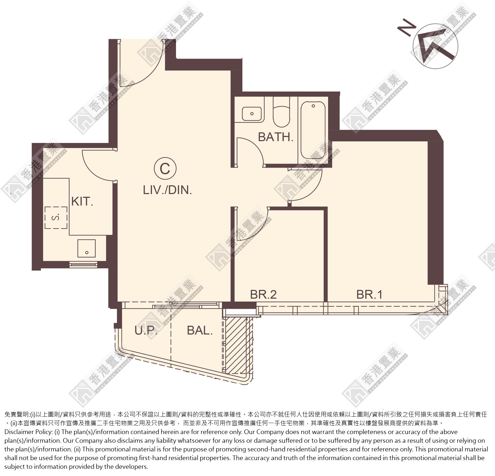 2 Bedrooms