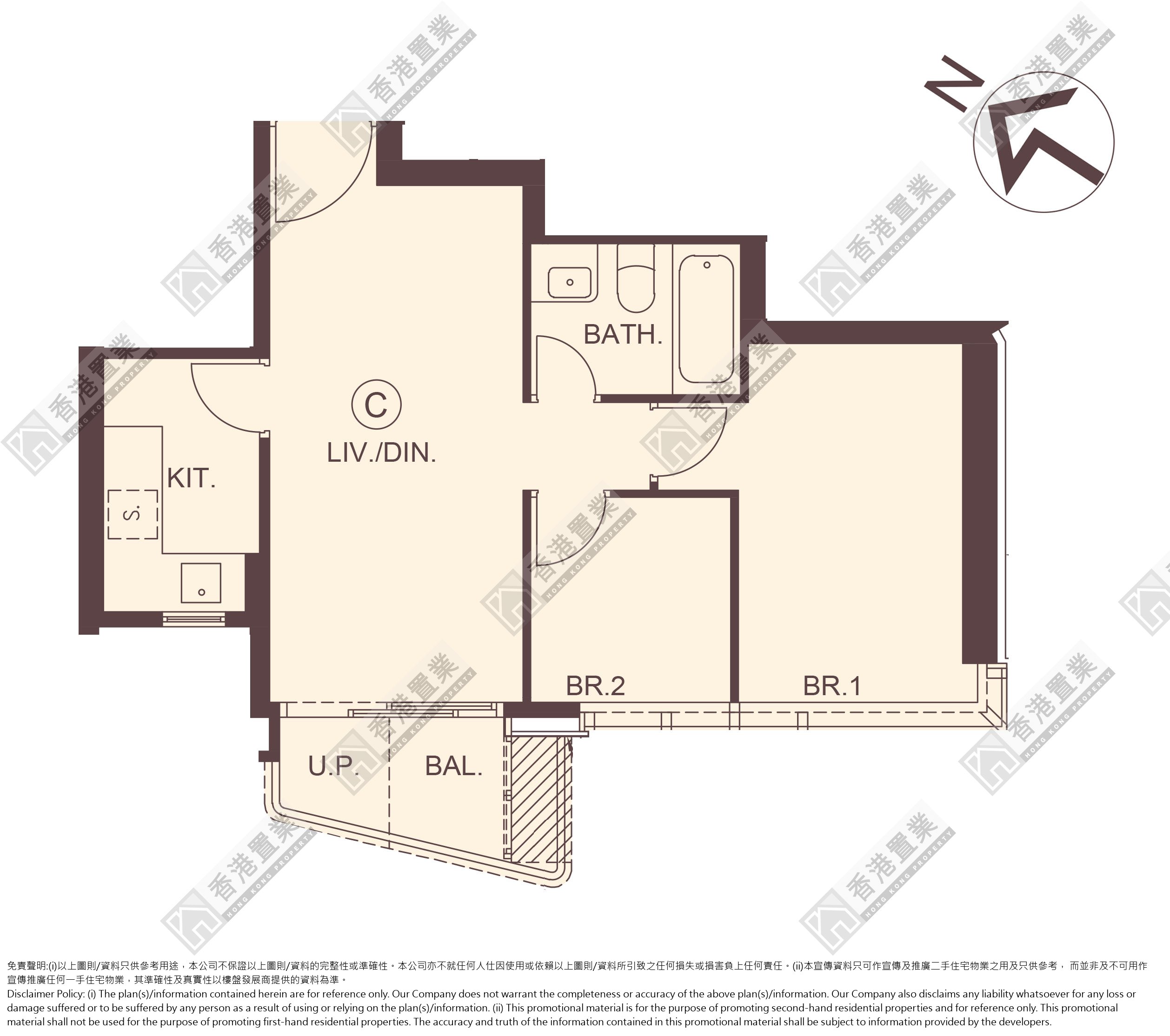 2 Bedrooms
