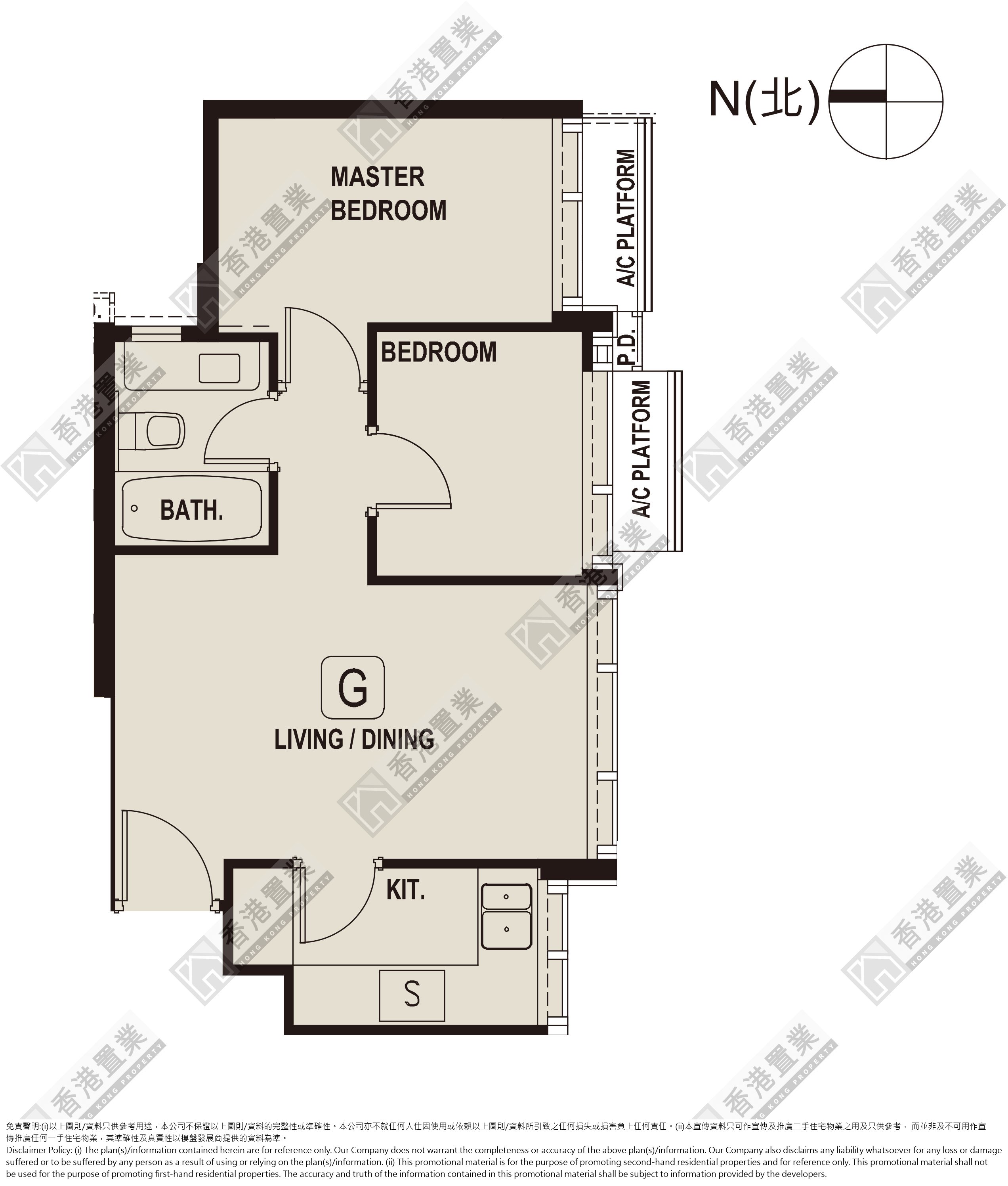 2 Bedrooms