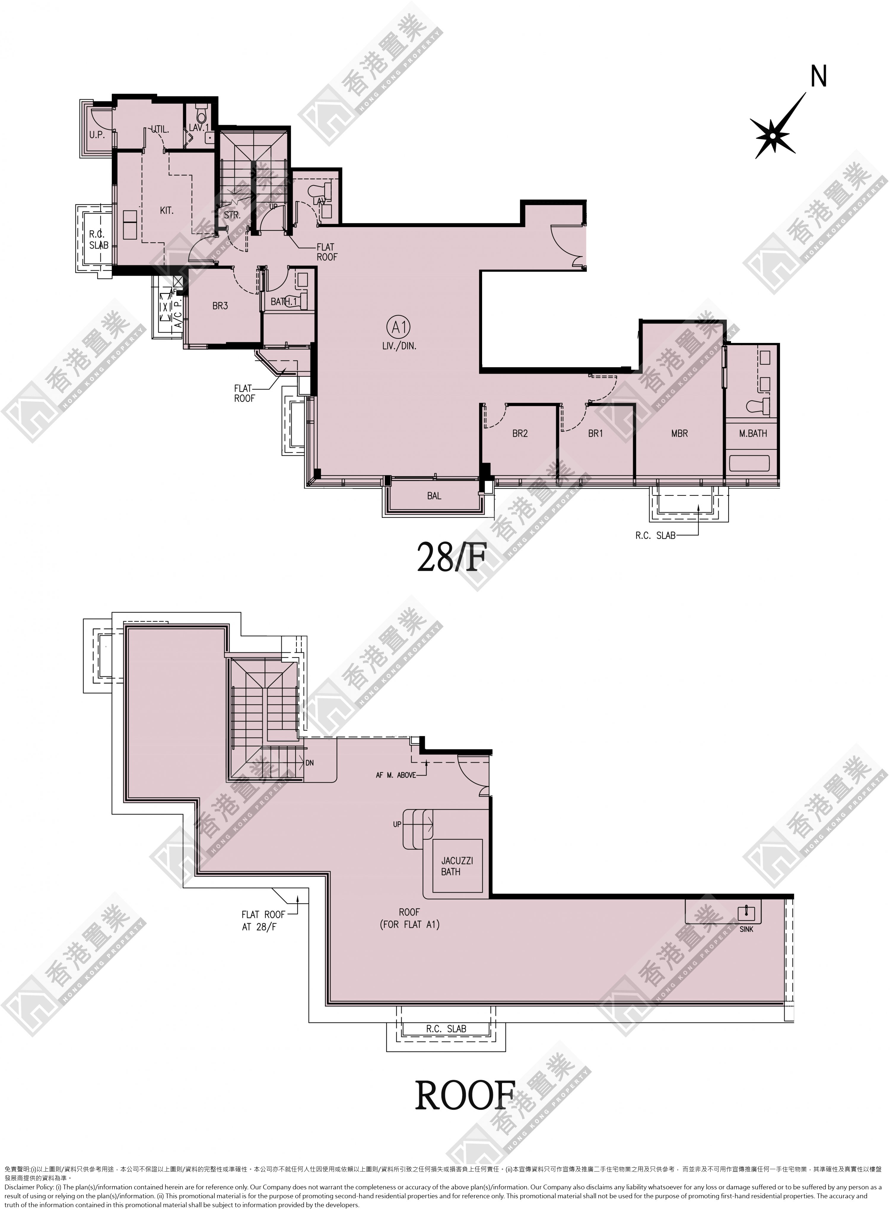 4 Bedrooms or above