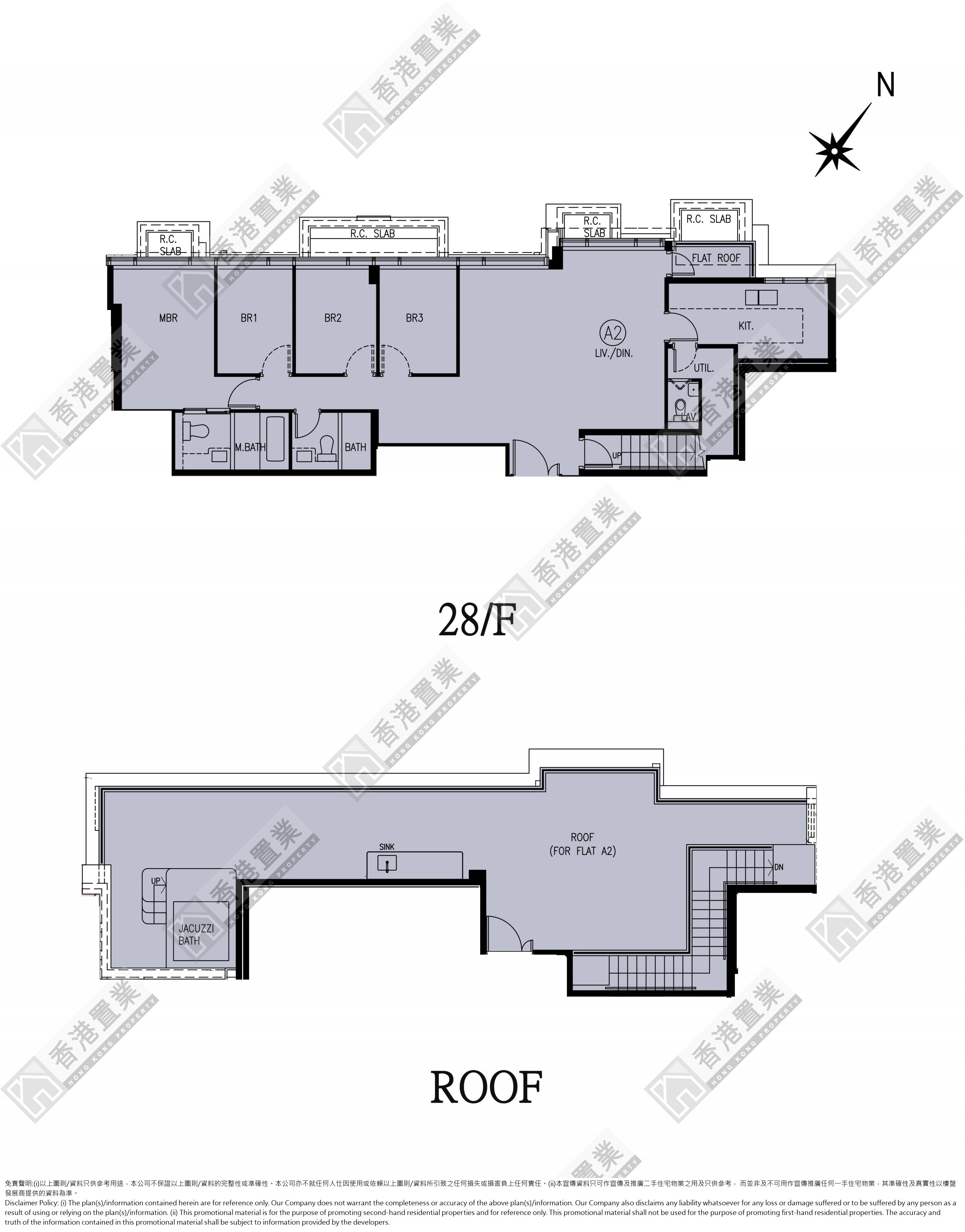 4 Bedrooms or above