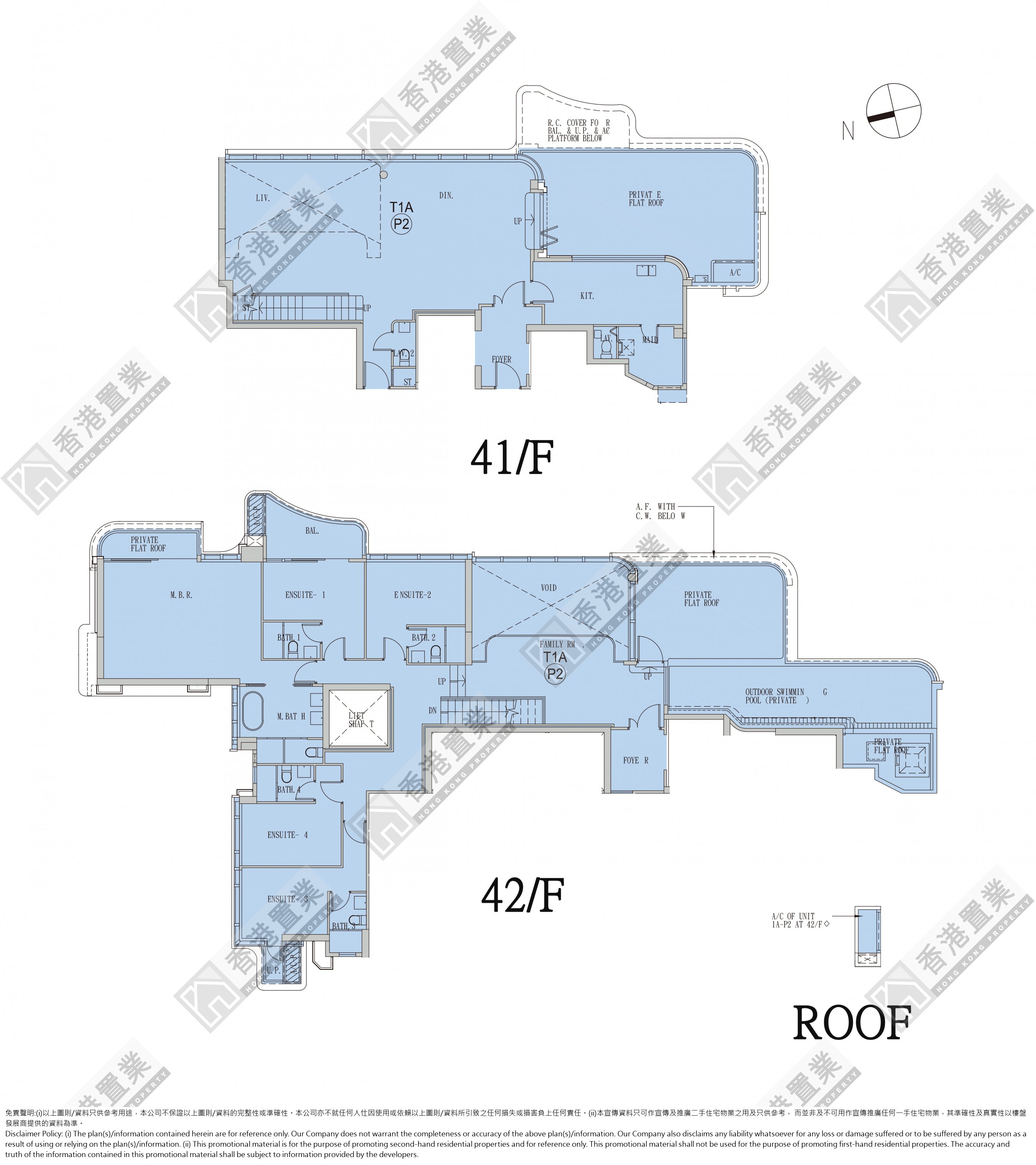4 Bedrooms or above