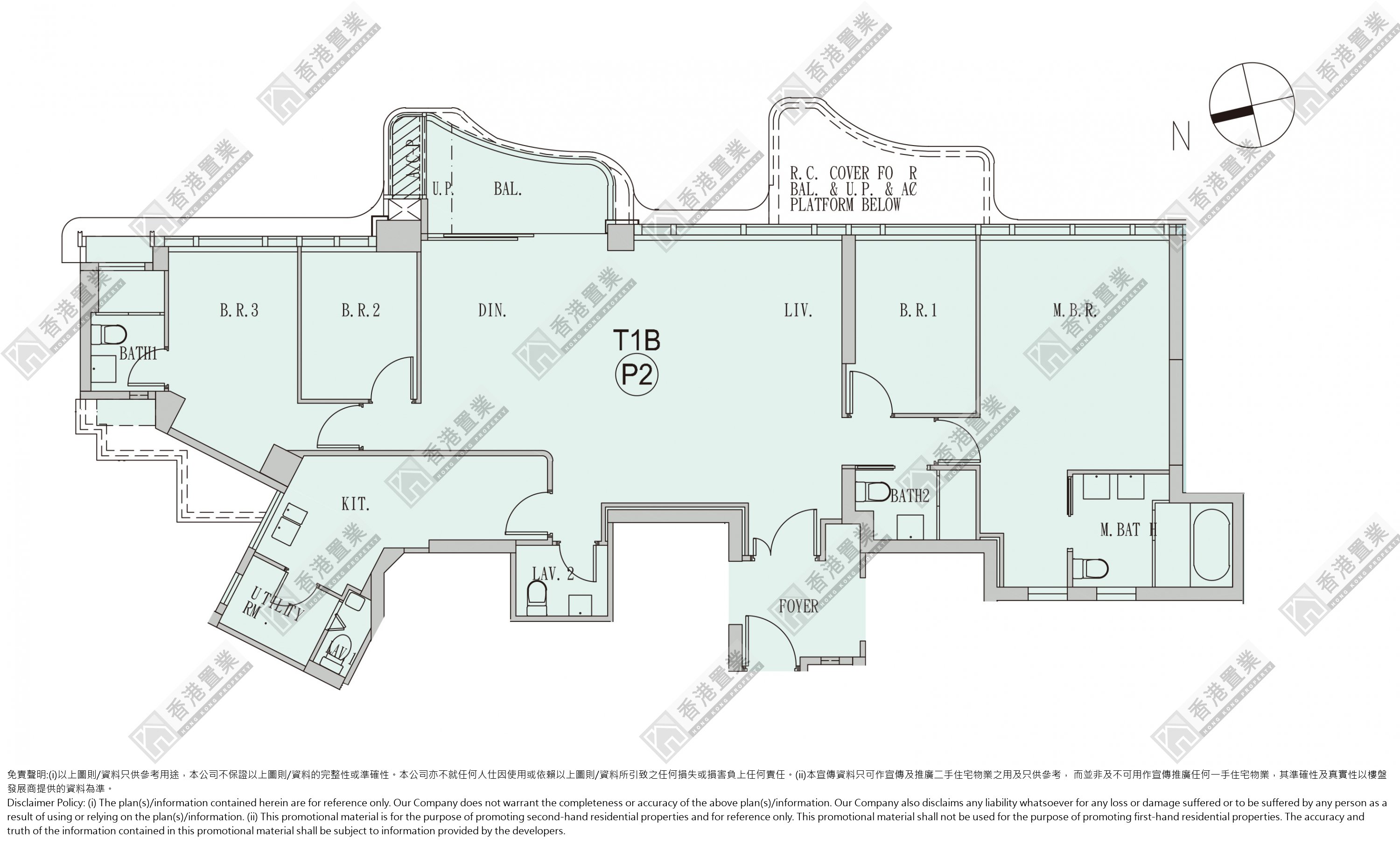 4 Bedrooms or above