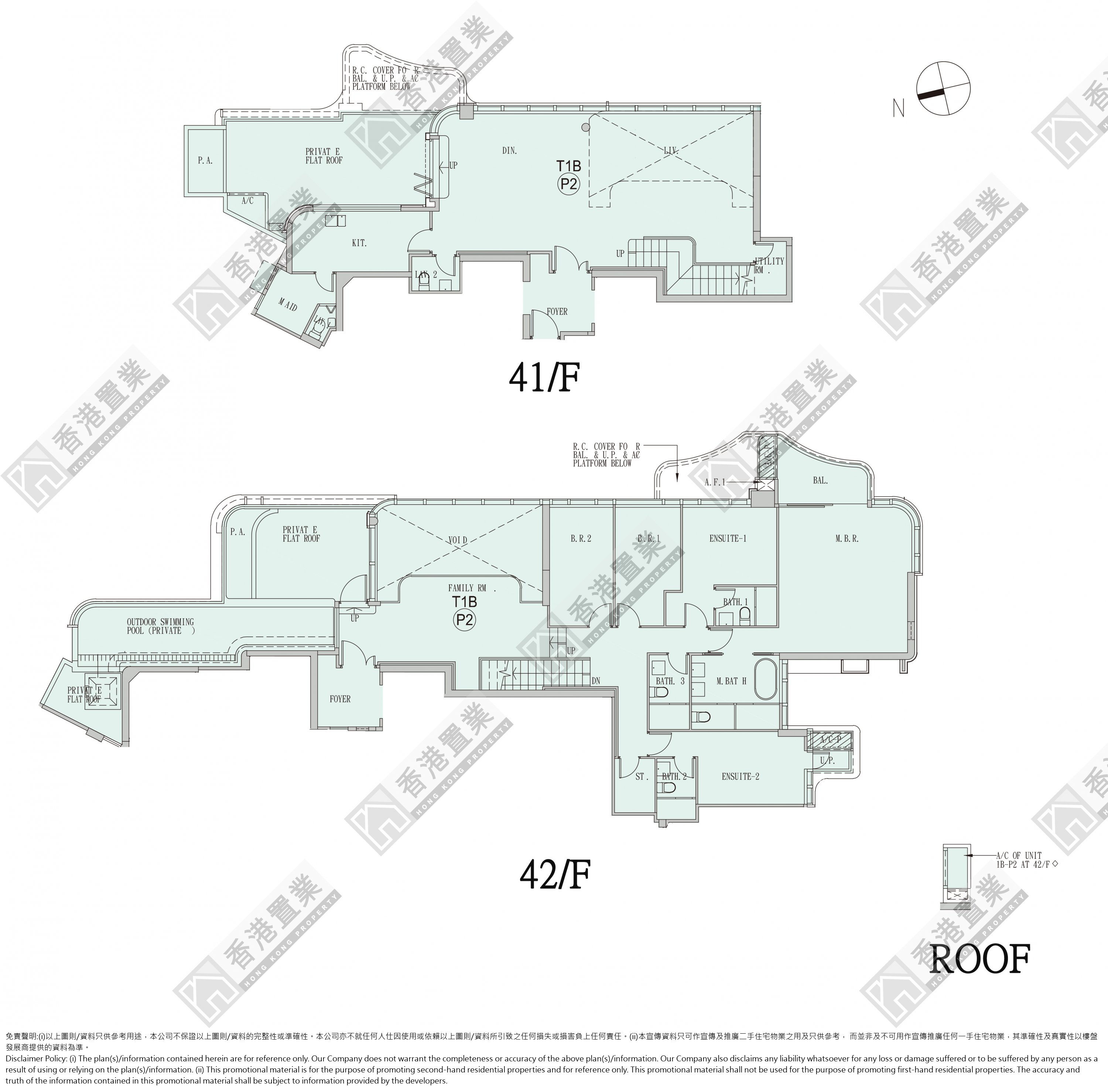 4 Bedrooms or above
